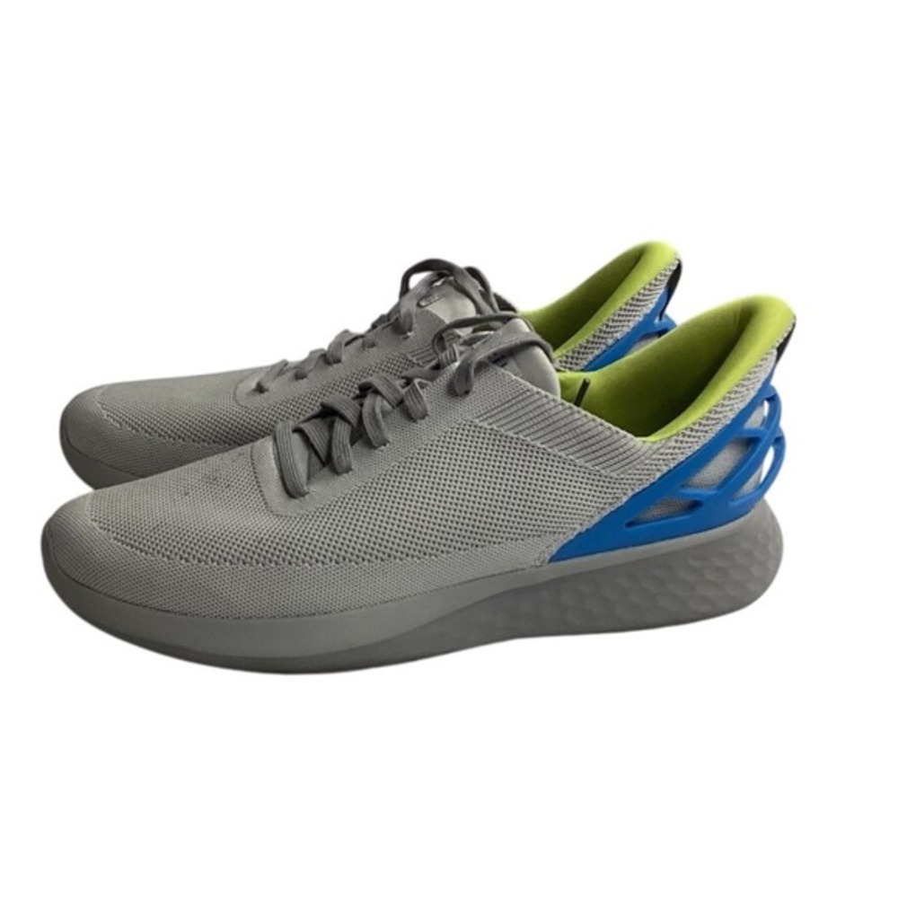 Kizik HandsFree Athens Nimbus Sneakers Wide‎ Width Gray Blue  Men's 13 Wide